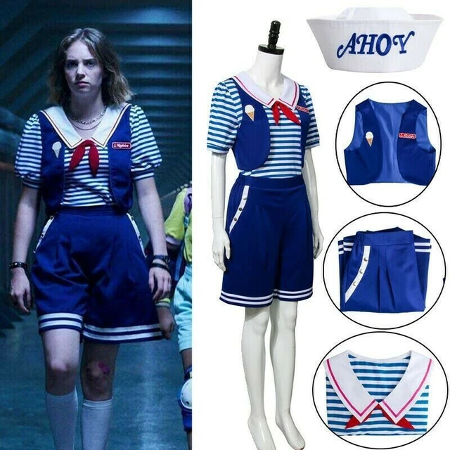 STRANGE THINGS ROBIN scoops Ahoy cosplay costume uniforme halloween