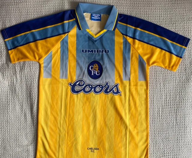 Chelsea Fc 1996 Auswärtsshirt. Gross. 4 Gullit Fckw