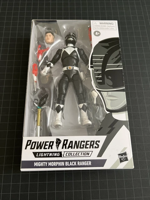 Hasbro Power Rangers Lightning Collection Mighty Morphin Black Ranger 6" Figure