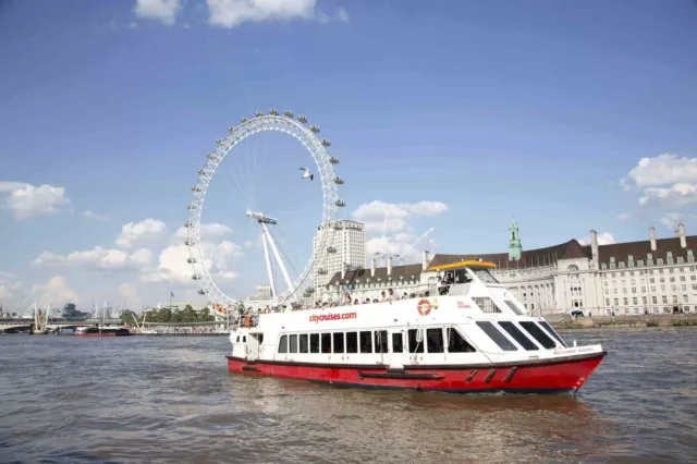 London City Cruises 24hour Hop On Hop Off River Pass 2 People £46.50