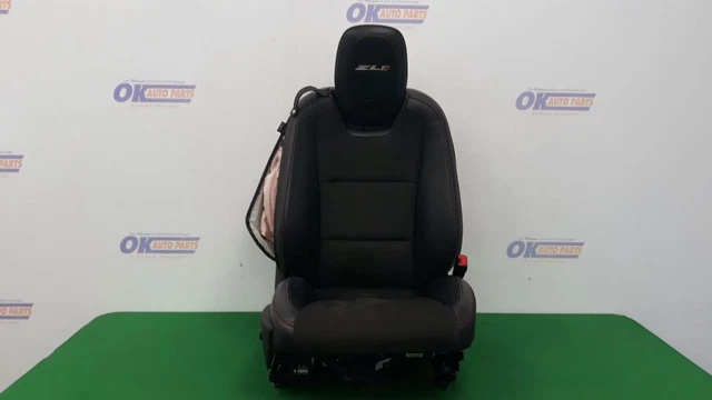 13 Chevy Camaro Zl1 Seat Power Front Right Passenger Black Leather Suede