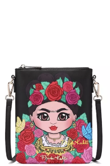 Frida Kahlo Collection Crossbody Vegan Leather Bag