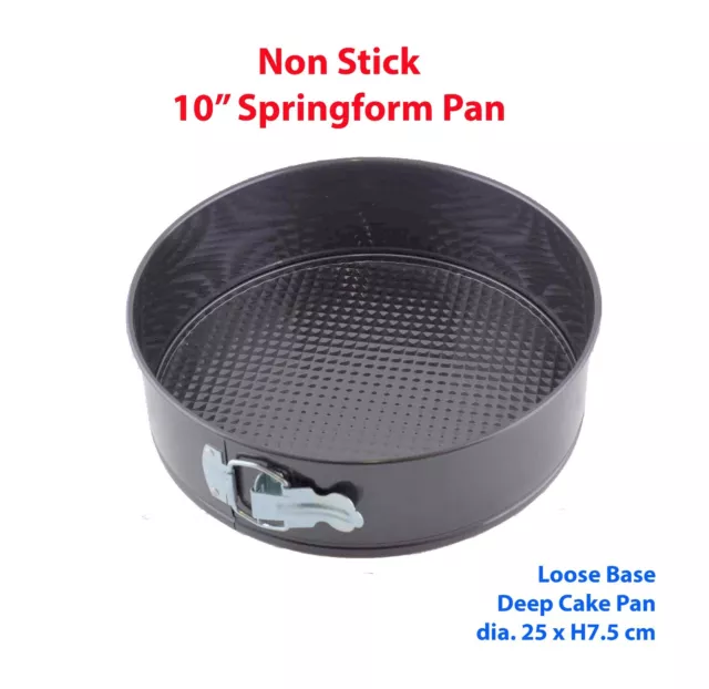 8 Inch Round Springform Pan Non-stick Loose Base Cake Tin Tray 20cm RRP  $27.85
