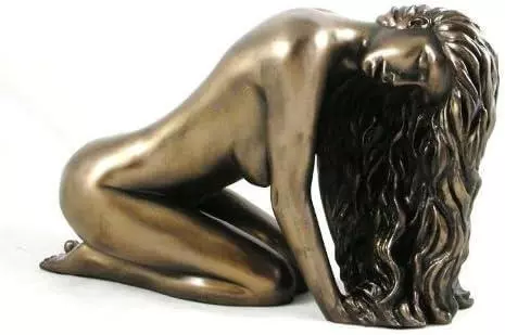 Suggestion Bronze Resin Nude Female Sculpture Erotic Art Statue