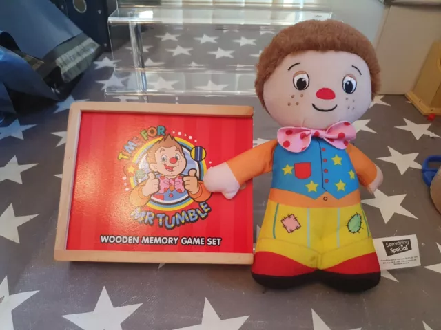 Mr Tumble Something Special Talking Plush Soft Toy  And Wooden Matching Game