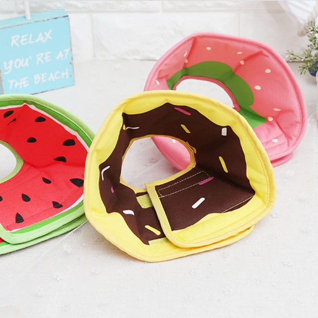 Mignon Pet Fruit Design Collier de cou Anti-morsure Anti-rayures Anneau de 3