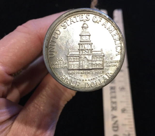Bicentennial 1976 JFK Half Dollar US Coin Letter Opener