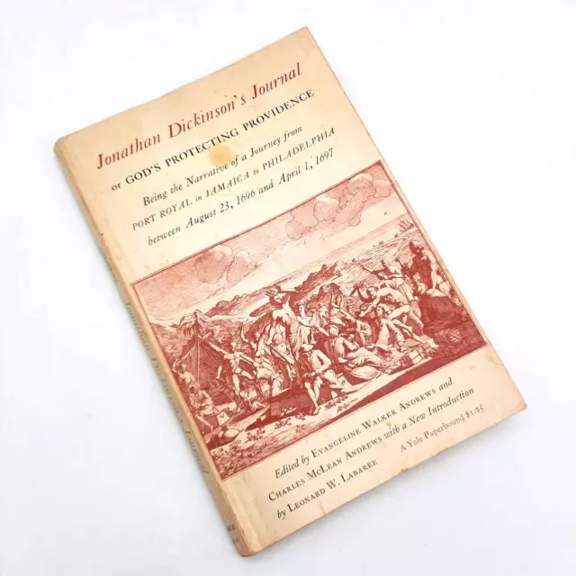 Jonathan Dickinson's Journal or God's Protecting Providence 1961 Yale Paperback
