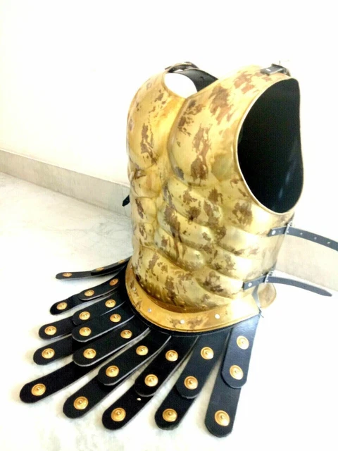 Collectibles MUSCLES JACKET Reenactment Armor Antique Leather Strap HALLOWEEN