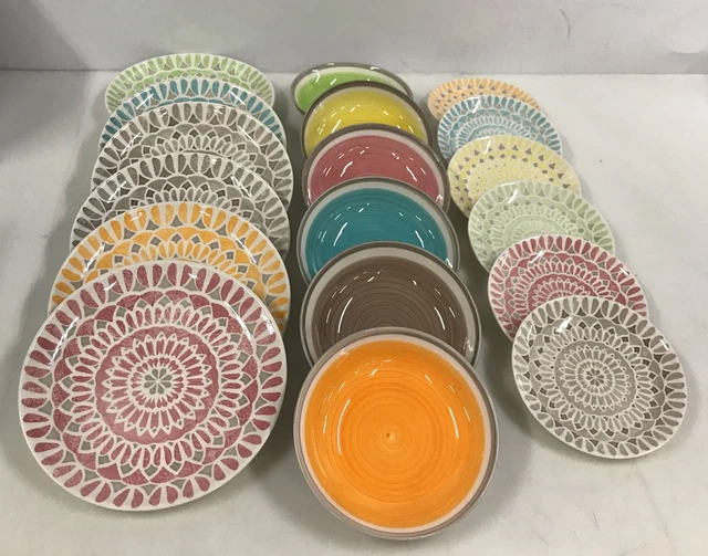 Servicio de mesa Tognana Ciudad del Cabo, 18 piezas, cerámica, multicolor