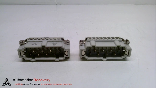 Harting Han 6Hve-M  Connector, Screw Terminal, 830V, 16A, See Desc #236427