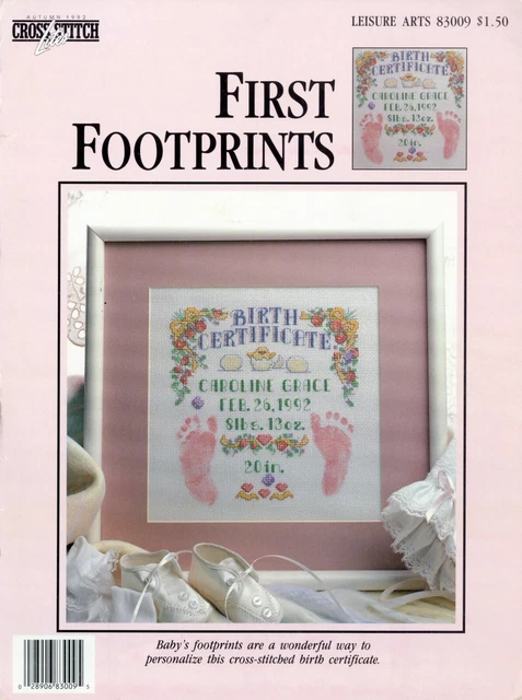 Leisure Arts, Inc. (Cross Stitch Lites) Leisure Arts 83009 - First Footprints