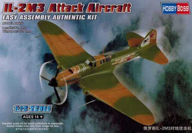 Hobby Boss 80285 -Iljuschin Il-2M3 Attack Aircraft - 1:72