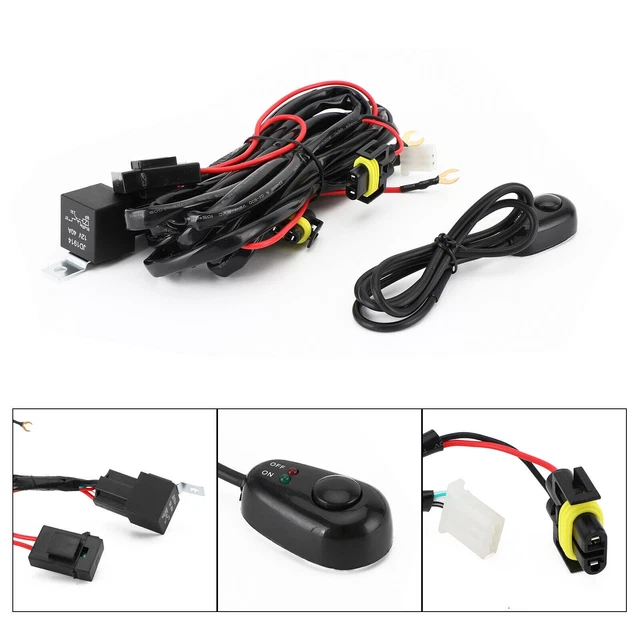 Fog Light Wiring Harness Fit Chevy Silverado 2003-06 (2007 Classic) 1500 2500 F3