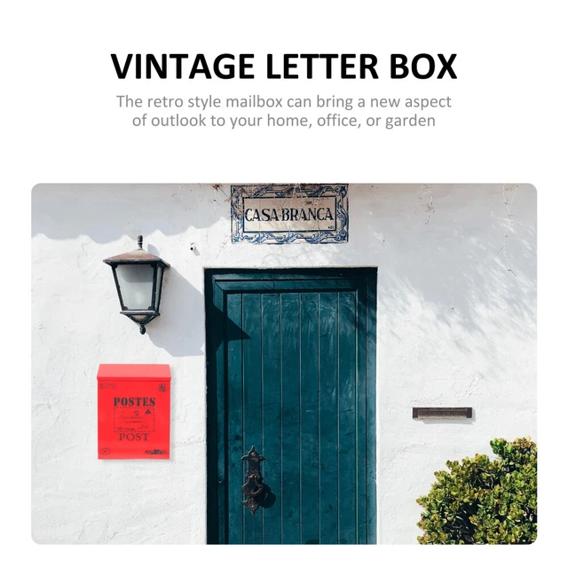 Suggestion Box Wall Mounted Drop Box Wall Letter Box Office Mailboxes Decorate 2