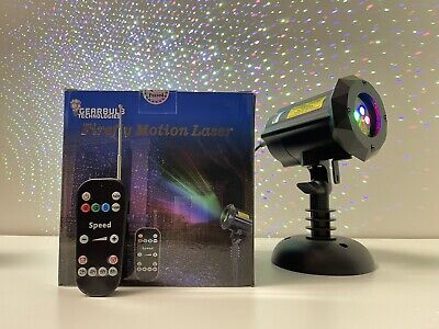 Lightshow RGB Firefly Star Laser Motion Shower Projection Lights Xmas Light Show