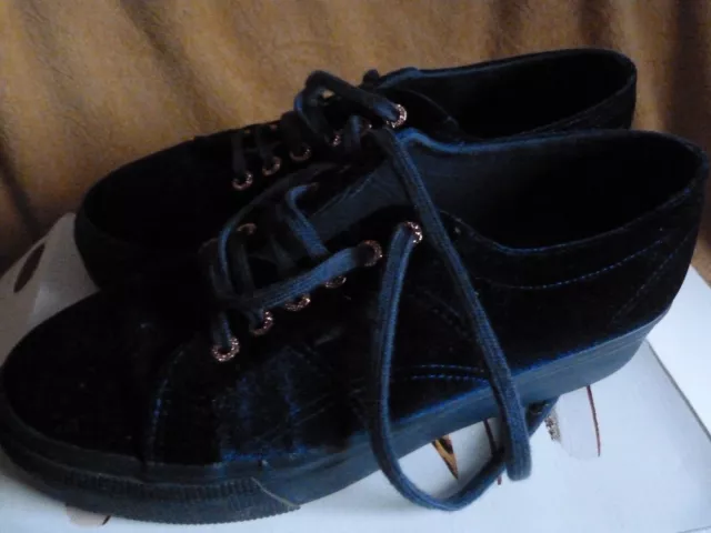 Superga hotsell blue velvet