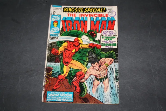 The Invincible Iron Man King Size Special #1 - Marvel Comics 1970 - Stan Lee TOP