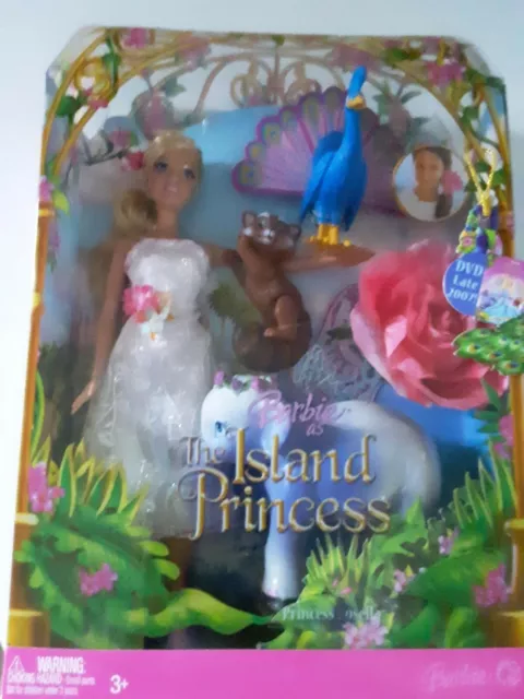 Barbie as the Island Princess Rosella Gift Set & White Dress Doll NEW! 2007