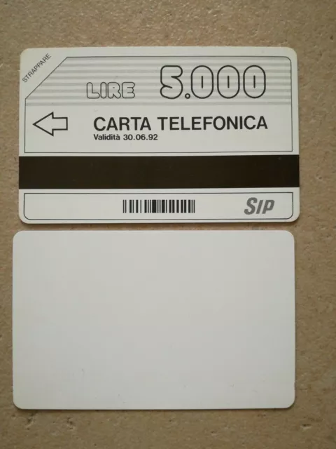 #003 PHONE CARD ITALIE ITALY ITALIEN  5000 lire SIP carta telefonica new