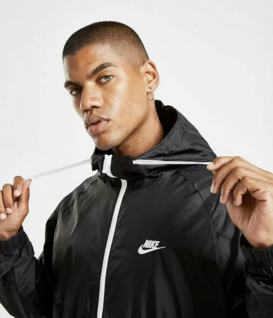 Nike woven on sale hooded jacket