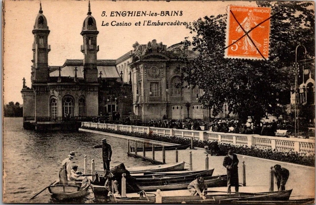 *47893 cpa Enghien les Bains - Le Casino et l'Embarcadère