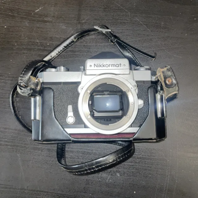 Nikon Nikkormat FT3 35mm Film SLR Camera Body Chrome #462