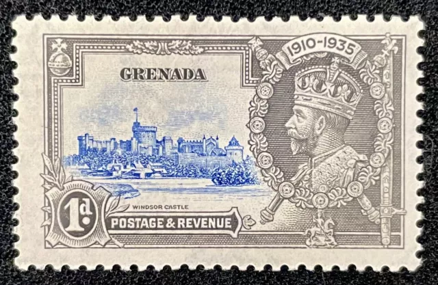 GRENADA 1935 1d. KGV Silver Jubilee - Fine Lightly Mounted Mint - SG146