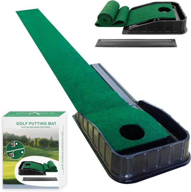 PUTTING GREEN WITH Automatic Ball ReturnIndoor and Outdoor Mini