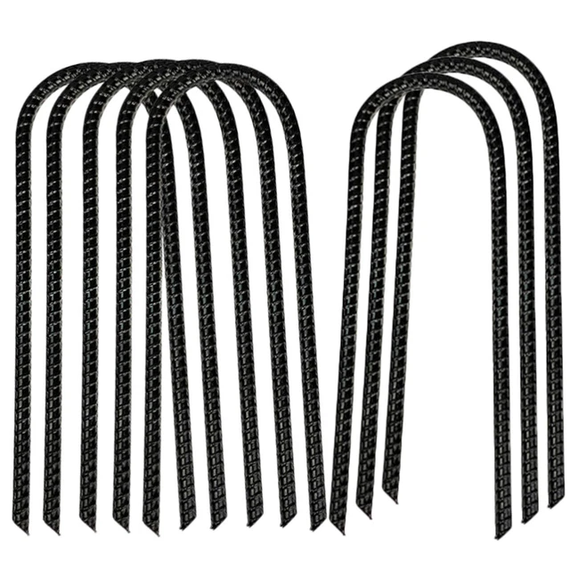 Lot 4 Piquets à Vent Pour Trampoline 12 Pouces, Forme U, DEEGETEL