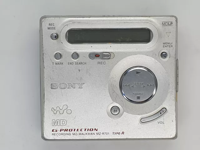 SONY MiniDisc Walkman MD MZ-R701 Silver