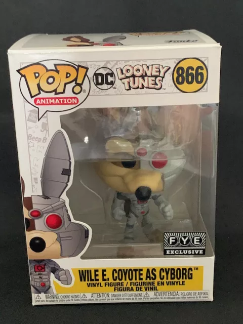 Funko Pop Looney Tunes Wile Coyote As Cyborg #866 Fye Exclusive
