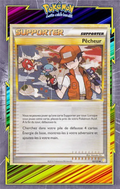Pêcheur - HS:HeartGold SoulSilver - 92/123 - Carte Pokemon Française