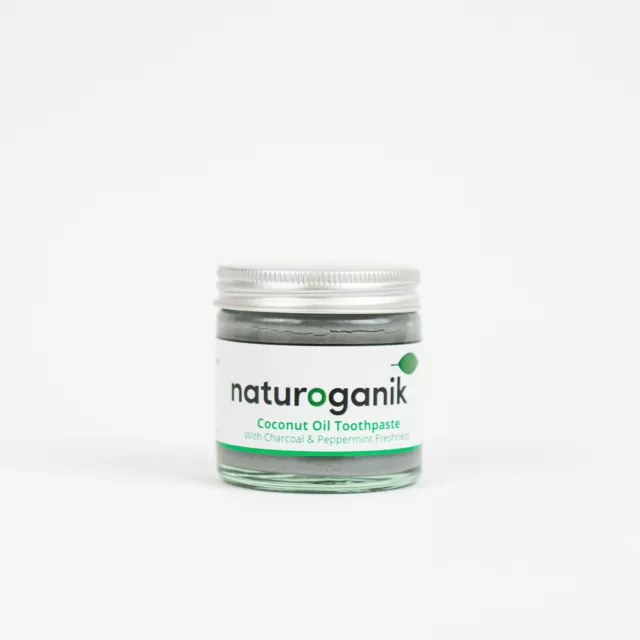 Natural Coconut Oil Toothpaste With Charcoal & Peppermint Freshness (60 ml)