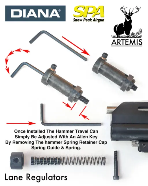 Artemis / SPA PR900W, CP1, CP2, & Diana Stormrider - 'Travel Adjustable Hammer'