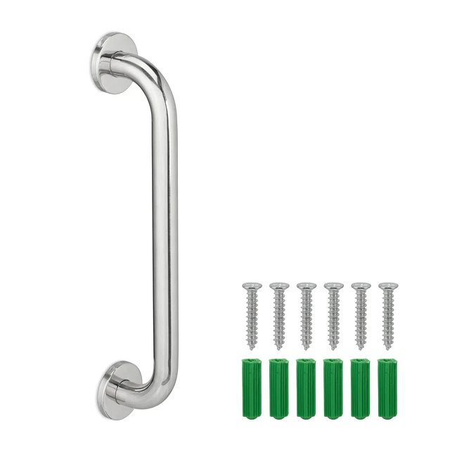 Maniglia maniglione acciaio inox supporto anziani ausili disabili 200 kg vasca