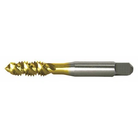 GREENFIELD THREADING 330193 Spiral Flute Tap, #6-32, Plug, 2 Flutes, UNC
