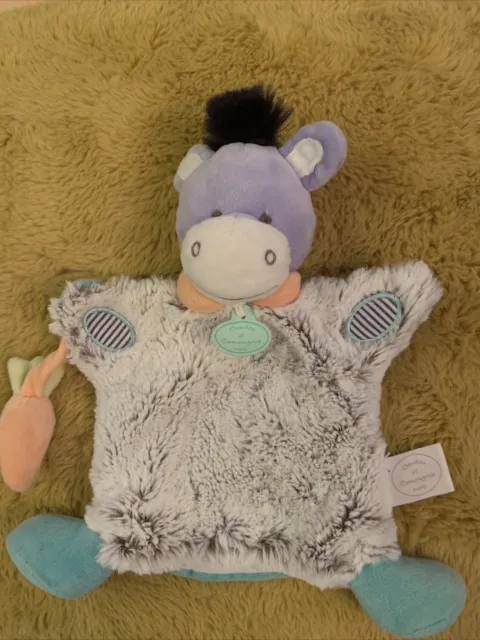 Doudou et Compagnie donkey horse baby comforter blankie blanket hand puppet soft