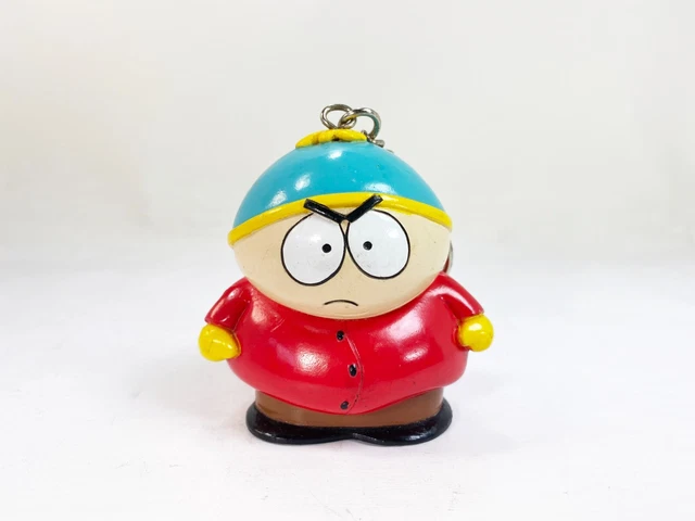 Vintage Key Chain Cartman South Park 1998 Comedy Central Keychain Figurine Toy