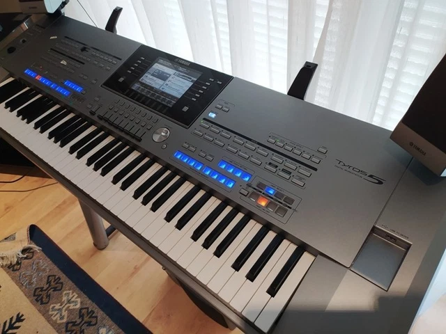 YAMAHA TYROS 5 keyboard 76 key with two speakers and sub woofer bbview ...