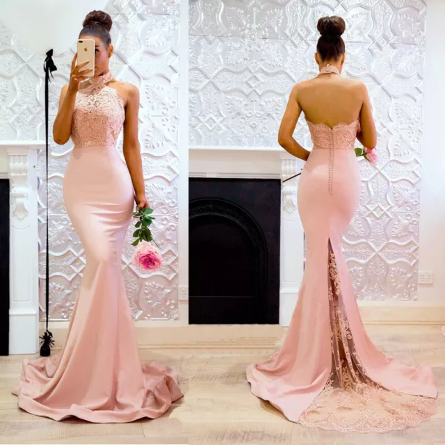 Formal Gown Prom Womens Dresses Wedding Ball Evening Party Bridesmaid Long