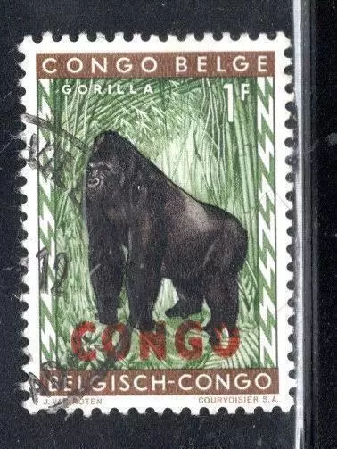 Belgium Colonies Belgian Congo  Stamps  Overprint Used   Lot 354Ak