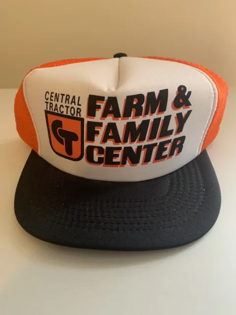 CENTRAL TRACTOR Farm & Family Center Vintage Snapback Adult Cap Hat Never Worn