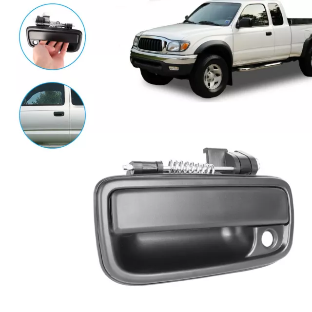 Exterior Door Handle For Toyota Tacoma 1995-2004 Front Driver Side Black Plastic