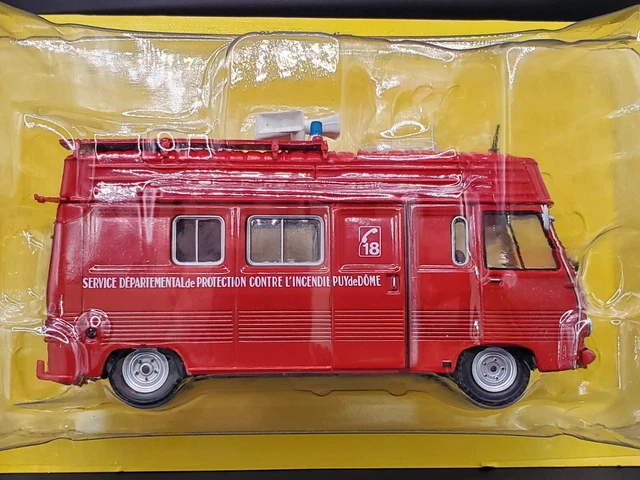 Camion De Pompiers Mercedes-Benz 1/43 - Modèle Réduit Métal Hachette - Neuf