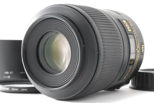 Nikon AF-S Nikkor 85mm f/3.5 G ED DX SWM VR IF Macro Lens w/Caps F From JAPAN