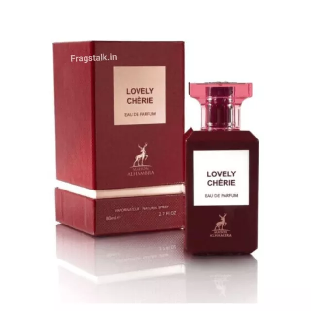 Perfume Maison Alhambra Lovely Cherie EDP para unisex paquete de 80 ml de 1