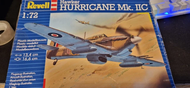 REVELL 1/72 SCALE Hawker Hurricane Mk.IIc Model Kit £6.49 - PicClick UK