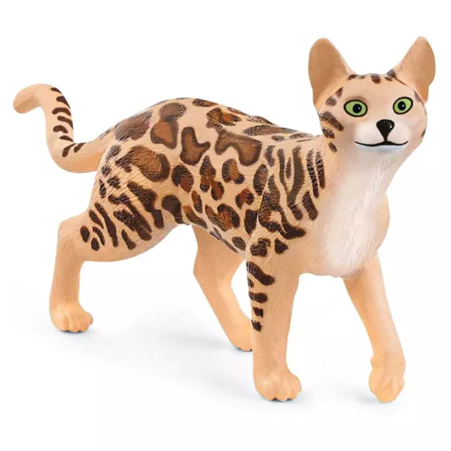Schleich Game Figure Bengal Cat Cats Animal Figure Farm Figurine Kids Toys 3+yrs