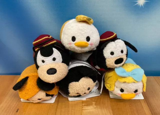 Disney Parks TOWER OF TERROR Tsum Tsum Complete 6 pc Set NWT Minnie Mickey